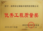 優(yōu)秀工程質(zhì)量獎