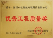 優(yōu)秀工程質(zhì)量獎